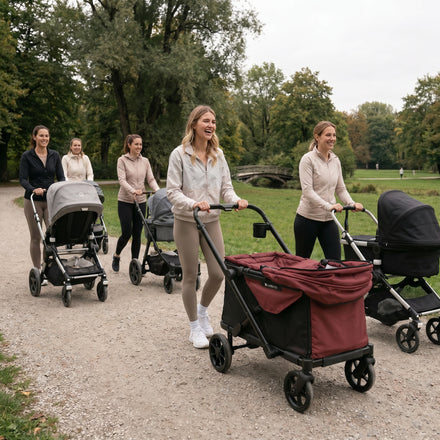 cubcab Coaster X beim Spaziergang